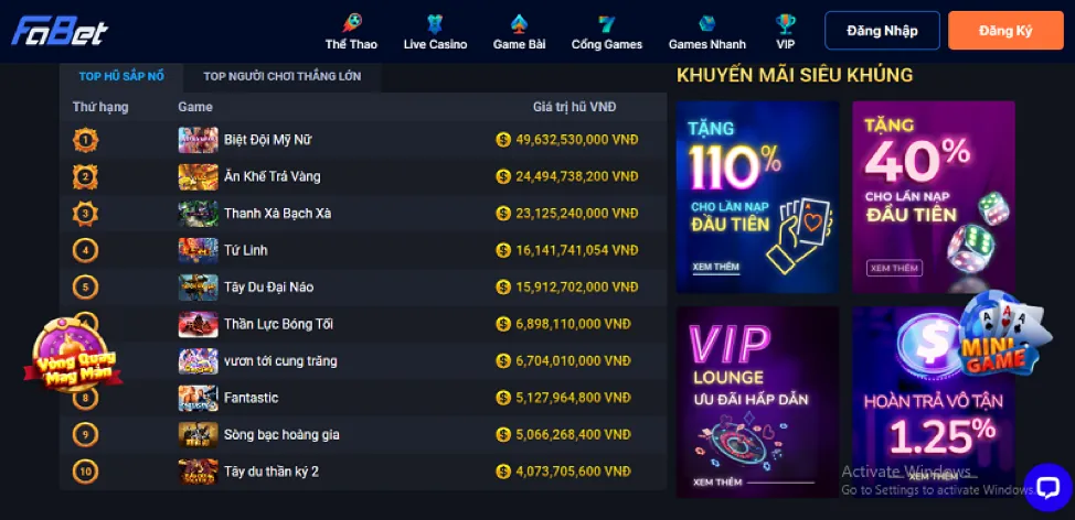 Hình ảnh trò chơi Bắn Cá Tiên tại Win55